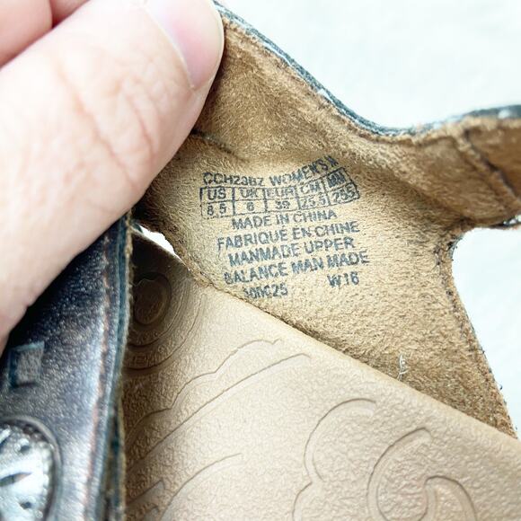 Rockport 8.5 Womens Brown Metallic Leather Gladiator Comfort Sandals - Picture 8 of 10